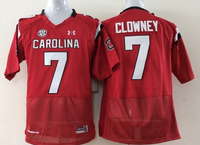 NCAA Youth South Carolina Gamecock Red 7 Clowney jerseys